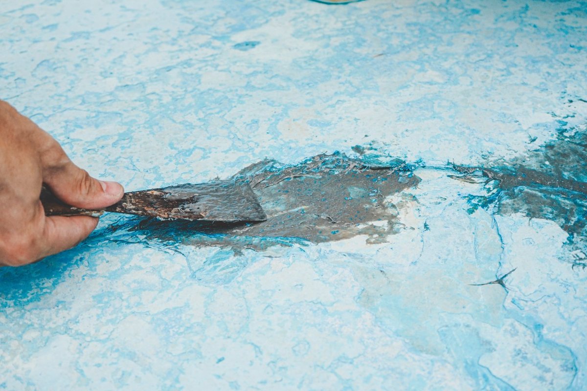 Pool repair detail