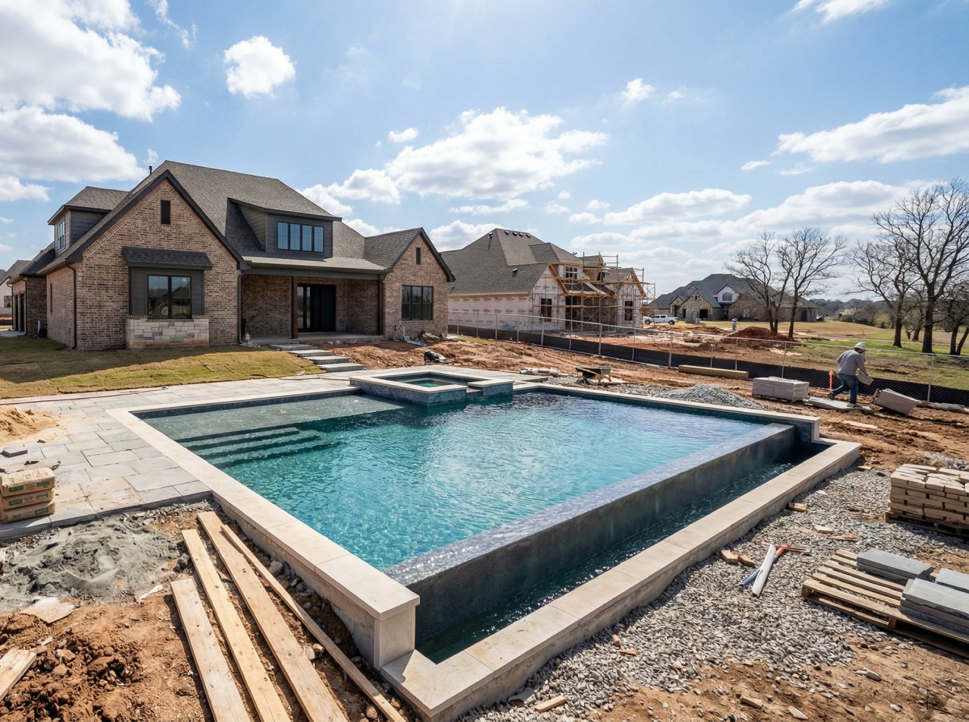 pool remodel by Prairie Sky Pools serving Blanchard and Norman Oklahoma