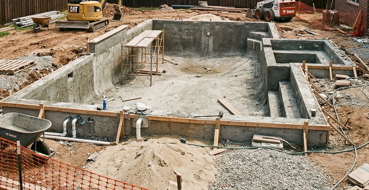 Pool remodel concept image